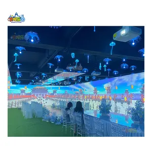 New Design Immersive Interactive Projector Wall Indoor 3D Scene For Bar Restaurant Wedding Exhibition Room