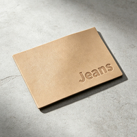 Écussons en cuir PU pressé à chaud personnalisés, étiquettes écologiques pour jeans, étiquettes de vêtements à coudre, accessoires vestimentaires, vente en gros OEM