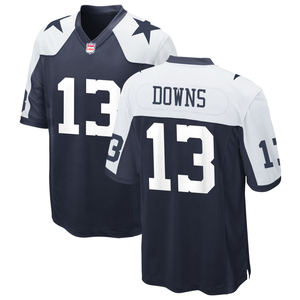 Maglia Dallas 2026 Personalizzata, Maglie da Football Americano Ricamate, Uniformi Sportive Giovanili con Loghi, Blu Navy e Bianco - Product Image 3