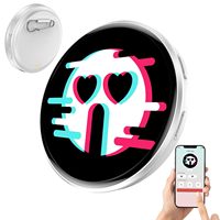   Badge électronique avec écran tactile de 1,7 pouce, chargement magnétique, API ouverte d'usine, personnalisation professionnelle du matériel