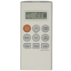 Télécommande de climatiseur Crystal Pearl Tianhong AKB73598009, version anglaise, blanche, portée 8m - Product Image 4