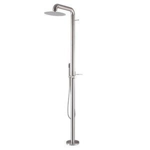<span class=keywords><strong>Douche</strong></span> extérieure en acier inoxydable finition brossée avec commande d'<span class=keywords><strong>eau</strong></span> <span class=keywords><strong>chaude</strong></span> <span class=keywords><strong>et</strong></span> <span class=keywords><strong>froide</strong></span> - Product Image 1