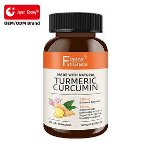 Complément Herbal Shecome Curcuma Curcumine pour le Soutien Quotidien de la Santé des Articulations et Immunitaire des Adultes – Capsules de Curcuma Curcumine - Product Image 1