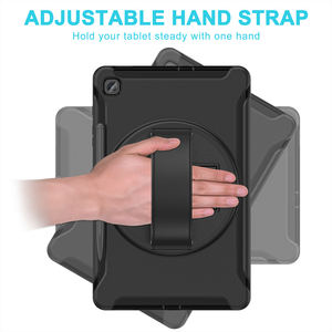 Étuis pour tablette robustes pour <span class=keywords><strong>Samsung</strong></span> <span class=keywords><strong>Galaxy</strong></span> <span class=keywords><strong>Tab</strong></span> <span class=keywords><strong>S6</strong></span> <span class=keywords><strong>Lite</strong></span> 10.4 ''P610 P615 porte-crayon PC Silicone souple antichoc béquille couvre - Product Image 3