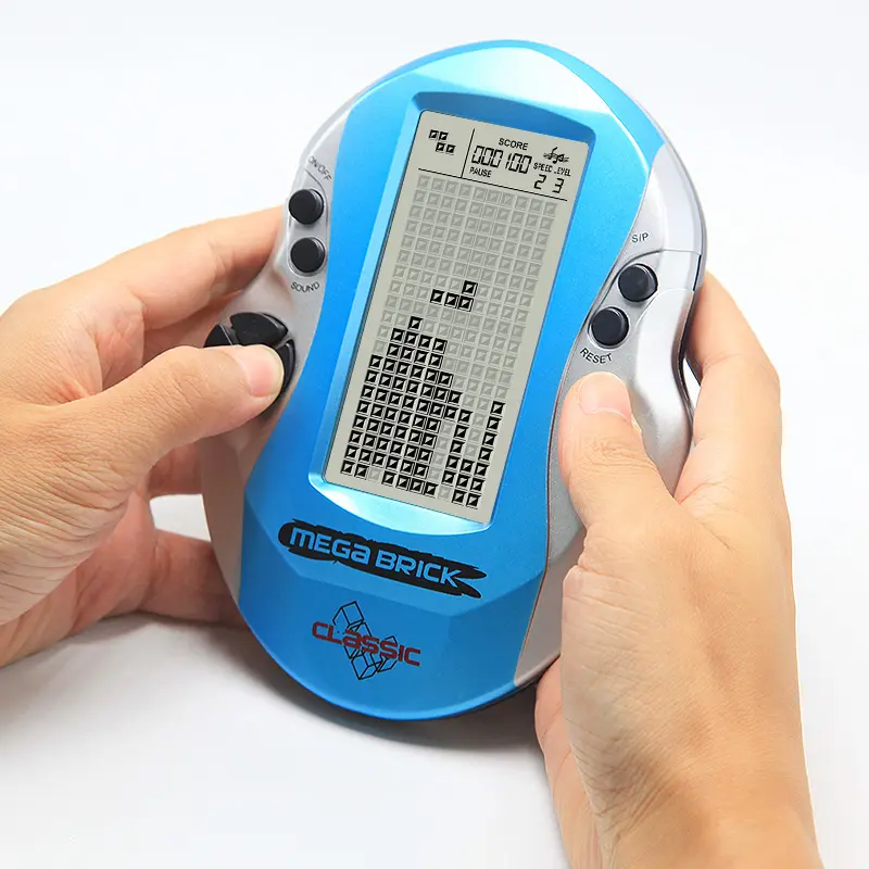 Hot Sell 3 Inch Childhood video game console brick game 9999 in 1 with 26 kinds of Riddle Educational Toys handheld game
