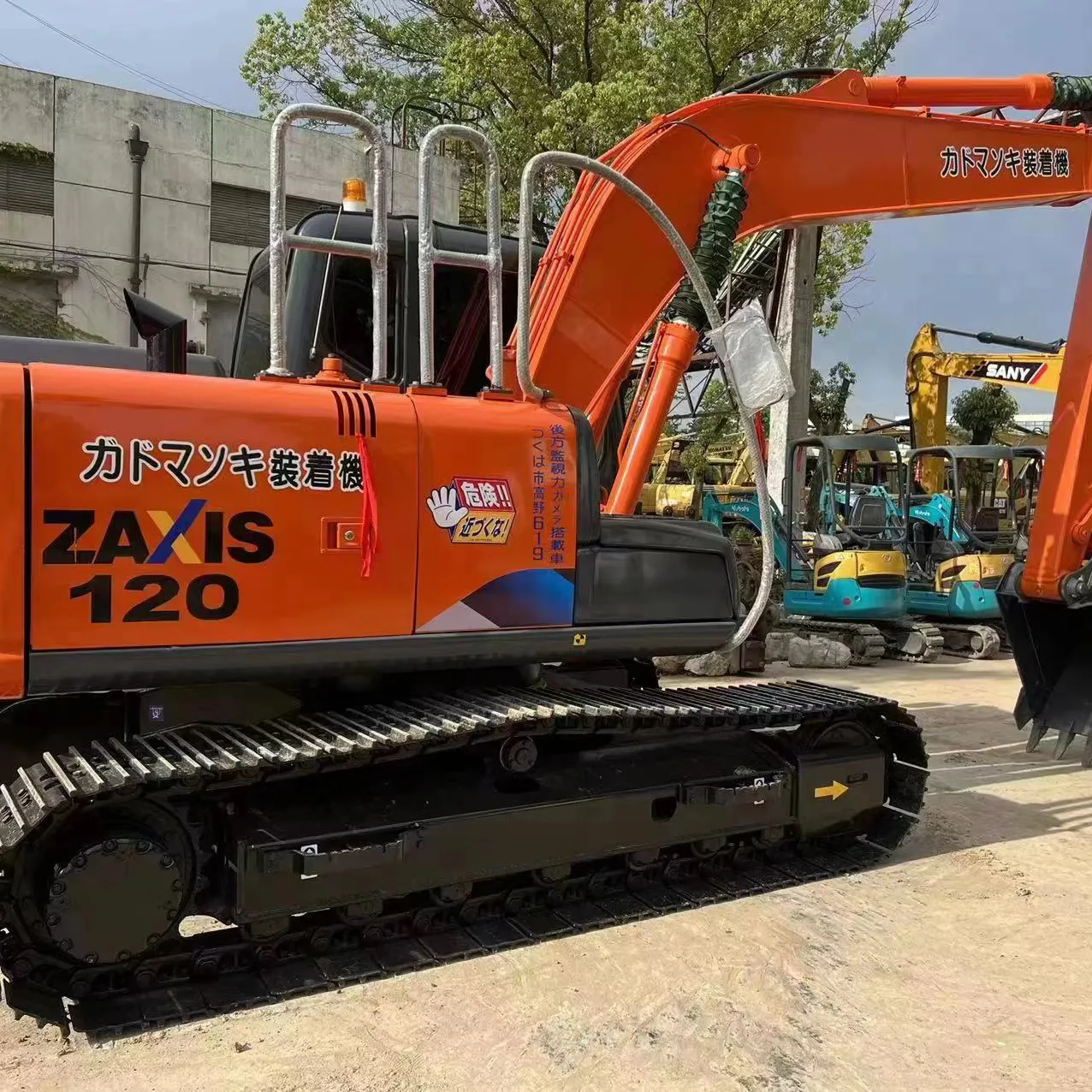 Hot selling Hitachi Zaxis120 12ton Hydraulic used excavator for building