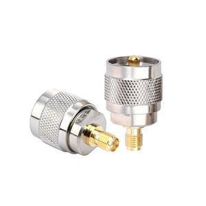 Переходник-адаптер UHF на <span class=keywords><strong>SMA</strong></span>, коннектор PL259 SO239 на <span class=keywords><strong>SMA</strong></span> RP-<span class=keywords><strong>SMA</strong></span>, штекер-гнездо, латунь - Product Image 2