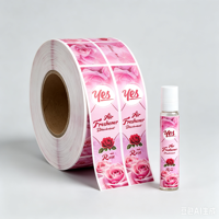 Étiquette personnalisée en vinyle imprimée numériquement en couleur, imperméable et anti-contrefaçon, pour bouteille de désodorisant, promotion cosmétique