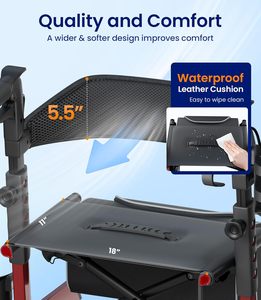 Mateside di động có thể gập lại bệnh nhân chuyển ghế có thể điều chỉnh chiều cao ngồi để đứng nâng ghế cho người già tàn tật chăm sóc tại nhà - Product Image 3