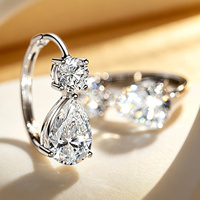 1 karaat briljant geslepen laboratorium gekweekte diamant mini cirkel oorbellen PT950 unisex IGI gecertificeerd Valentijnsdag verjaardag jubileum cadeau