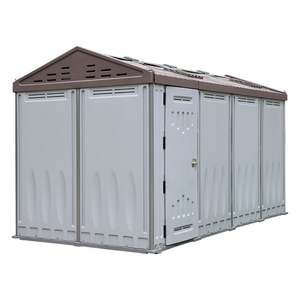Vente en gros maisons modulaires armoire de rangement extérieure préfabriquée abris imperméables abris de <span class=keywords><strong>jardin</strong></span> en plastique stockage portable hangar de stockage - Product Image 6