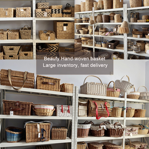 100% fatto a mano <span class=keywords><strong>grandi</strong></span> cestini <span class=keywords><strong>in</strong></span> <span class=keywords><strong>vimini</strong></span> scatole/cestini da Picnic Set di <span class=keywords><strong>cesti</strong></span> intrecciati - Product Image 6