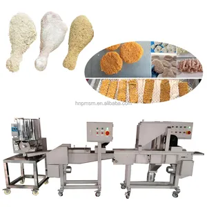 Low Budget Industrial Food Manufacturing Machinery Cheap Price Bread Crumb Coating Solutions Breading Machine for Fish