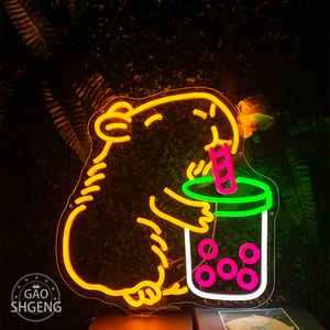 Luces LED de neón y letreros de neón con diseño personalizado gratuito. Letreros de neón LED personalizados disponibles para uso comercial, fiestas de cumpleaños y el hogar. - Product Image 2