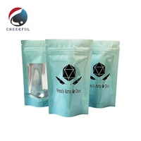 Sacs d'emballage personnalisés pour blender Beauty Sachets en plastique avec fenêtre et éponges de maquillage avec fermeture éclair