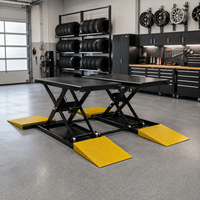 Precio de fábrica: Elevador de tijera de elevación media de 3500 kg, de montaje fijo, apto para espacios estrechos, para servicio de neumáticos, con certificación CE, para taller y garaje