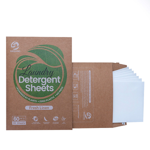 Biodegradable Oem Liquidless Natural <strong>Eco</strong>-friendly Long Lasting Fragrance Deep Cleaning <strong>Laundry</strong> <strong>Detergent</strong> Sheets Washing Strips