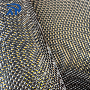 Vàng + Bạc carbon fibre vải vàng bạc chủ đề phản ánh filigreed sợi carbon vải - Product Image 5