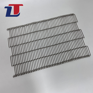 Bande transporteuse en fil d'acier inoxydable Convoyeur plat tissé Courroies flexibles Échelle Lien Mesh Convoyeur - Product Image 5