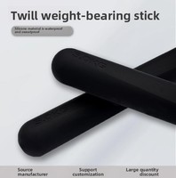 Barre de Pilates lestée en silicone et fonte colorée de 5 kg |   Bâton de tonification durable, résistant à la transpiration et antidérapant pour la salle de sport, la remise en forme, la maison et le yoga