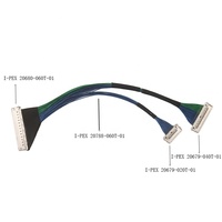 Konektor pelindung 40 Pin Cable Kabel Lvds Lcd untuk Monitor Lcd