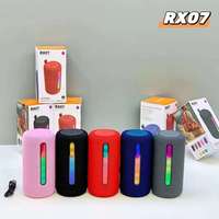 Haut-parleurs stéréo portables sans fil RC07, lecteur de musique stéréo pour la maison, cadeaux, fêtes, camping, prise en charge de la radio FM, USB/TF/LED/BT avec RGB