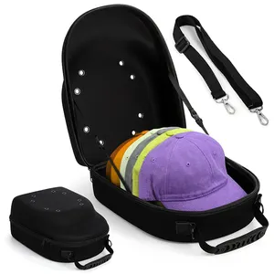 大容量EVAキャップスタッシュバックパックケース帽子トラベルハットキャップ収納用の新しい野球帽キャリアハンドバッグ整理