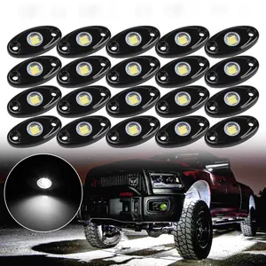 High Quality Underbody Trail Rig Light Waterproof Single Color LED Rock Lights Chassis Light for Car Truck UTV ATV SUV Off road