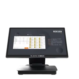 2024 nova listagem conjunto completo tudo em um sistema pos windows/terminal pos caixas registradoras construído em 80mm impressora de recibos