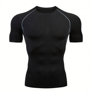Design Best Sell Comfortable Fabric Fashionable Design <b>Shirt</b> Breathable Sport Clothes with Customization logo Gym Men'T-<b>shirt</b> - Product Image 3