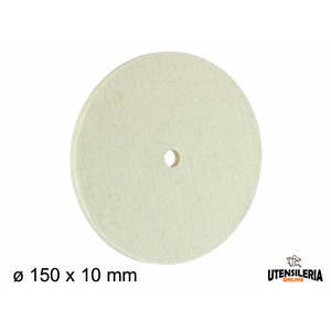 Disques en feutre mérinos FIX 150x10mm (10pcs) - Product Image 1