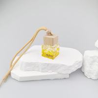 Flacon diffuseur de parfum pour voiture en verre de 10 ml, forme cloche, conteneur vide pour parfum, logo personnalisé, flacon suspendu