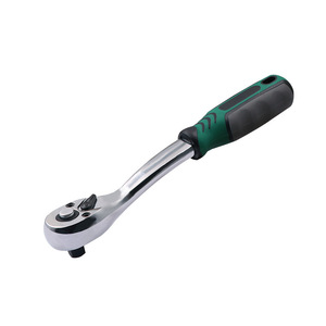 Industrial Grade Ratchet Wrench 72 Tooth Adjustable Metric Chromium Vanadium Steel Chrome Plated Auto Repair <b>Tool</b> - Product Image 2