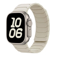 Bracelet Sport en Silicone Magnétique Bicolore pour Apple Watch 42mm 46mm pour iWatch 11 10 9 Ultra SE