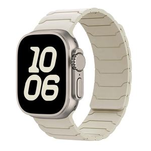 สายนาฬิกาซิลิโคนแม่เหล็กสองสีแบบวงสำหรับ Apple Watch ขนาด 42 มม. 46 มม. สำหรับ iWatch 11 10 9 Ultra SE - Product Image 2