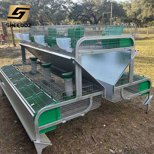 Nouvelle <span class=keywords><strong>cage</strong></span> d'élevage pour lapines SHEEDOZ de type H en acier galvanisé avec une longue durée de vie - Product Image 3