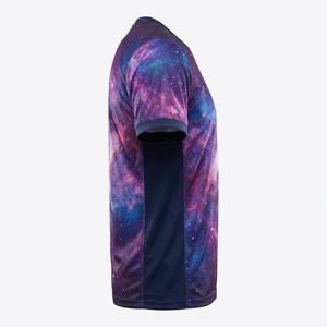 Maillot de football personnalisé par sublimation – Séchage rapide, sans manches, col en V, tissu 100 % polyester, motif 3D, évacuation de l'humidité - Product Image 2