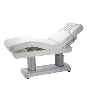 Hochey Medical Electric 3 moteurs lit de beauté pas cher lit facial tables de massage avec roues