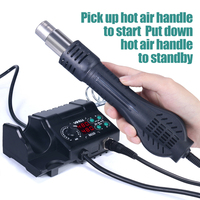Station de Retravaillage Professionnelle 2-en-1 YIHUA 882D à Air Chaud et Station de Soudage 60W SMD avec Calibrage de Température