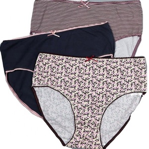 Bragas de algodón con estampado para mujer, ropa interior transpirable de talla grande, nuevo estilo, venta directa de fábrica, gran oferta - Product Image 1