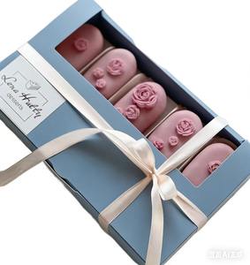 Caja de Papel Sostenible de 5 Compartimentos con Ventana Transparente para Productos de Panadería y Confitería - Product Image 4