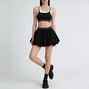 Cloud-Sensitive Yoga Set Quick-Dry Breathable Sports Bra Fitness Wear Anti-Exposure <b>Skirt</b> Running Sportswear Women's - Product Image 3