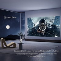 Projecteur portable Funphenix B5 270 pour extérieur, Smart Home, 4K, double bande WiFi6, BT 5.2, LED 5500 lumens, Android 13, correction automatique de la distorsion trapézoïdale