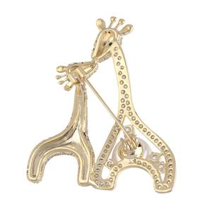 Broche de Lujo Unisex con Circones, Nuevo Diseño de Ciervo, Pin de Alta Calidad, Accesorio para Boda, Venta al por Mayor, Broches de Animales - Product Image 5