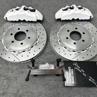 Kit d'étriers de frein 8 pistons amélioré pour jantes 18 pouces, compatible Chevrolet Corvette C6, Audi S6 C7, BMW G02, Honda Civic FK8, Mercedes-Benz G63