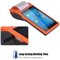 Terminal de point de vente mobile Android 4G portable avec imprimante thermique pour magasins - Vente chaude