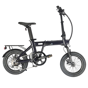 Vélo électrique pliable TopRideX 2026 16 pouces, cadre en alliage d'aluminium, batterie lithium, moyeu arrière, homologué pour le transport urbain multi-modus - Product Image 5