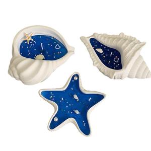 Ocean Fireworks Conch Atmosphere Fragancia creativa Caja de regalo Jalea Cera Shell Estrella de mar Cera de soja Velas aromáticas perfumadas - Product Image 5