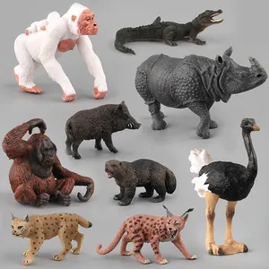 聚氯乙烯野生动物玩具套装定制仿真动物模型动物形象教育