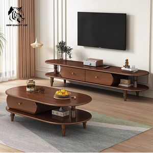 china supplier low cost customize in stock Modern Eco-Friendly <b>TV</b> <b>Sideboard</b> for Living Room Bedroom Newest Wood <b>TV</b> Cabinet - Product Image 6
